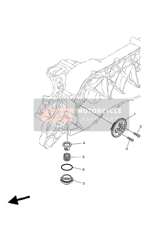 Yamaha NMAX 125 2021 La pompe à huile pour un 2021 Yamaha NMAX 125